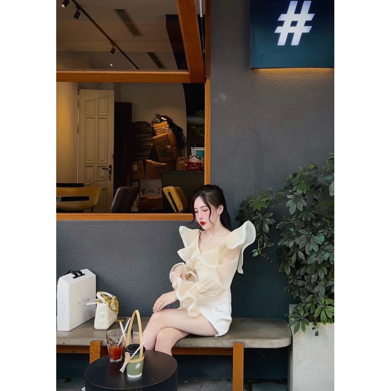 Áo voan tơ bèo cánh tiên