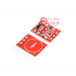 Module nút cảm biến chạm TTP223 đỏ - Touch sensor cảm ứng điện dung ❤️freeship❤️