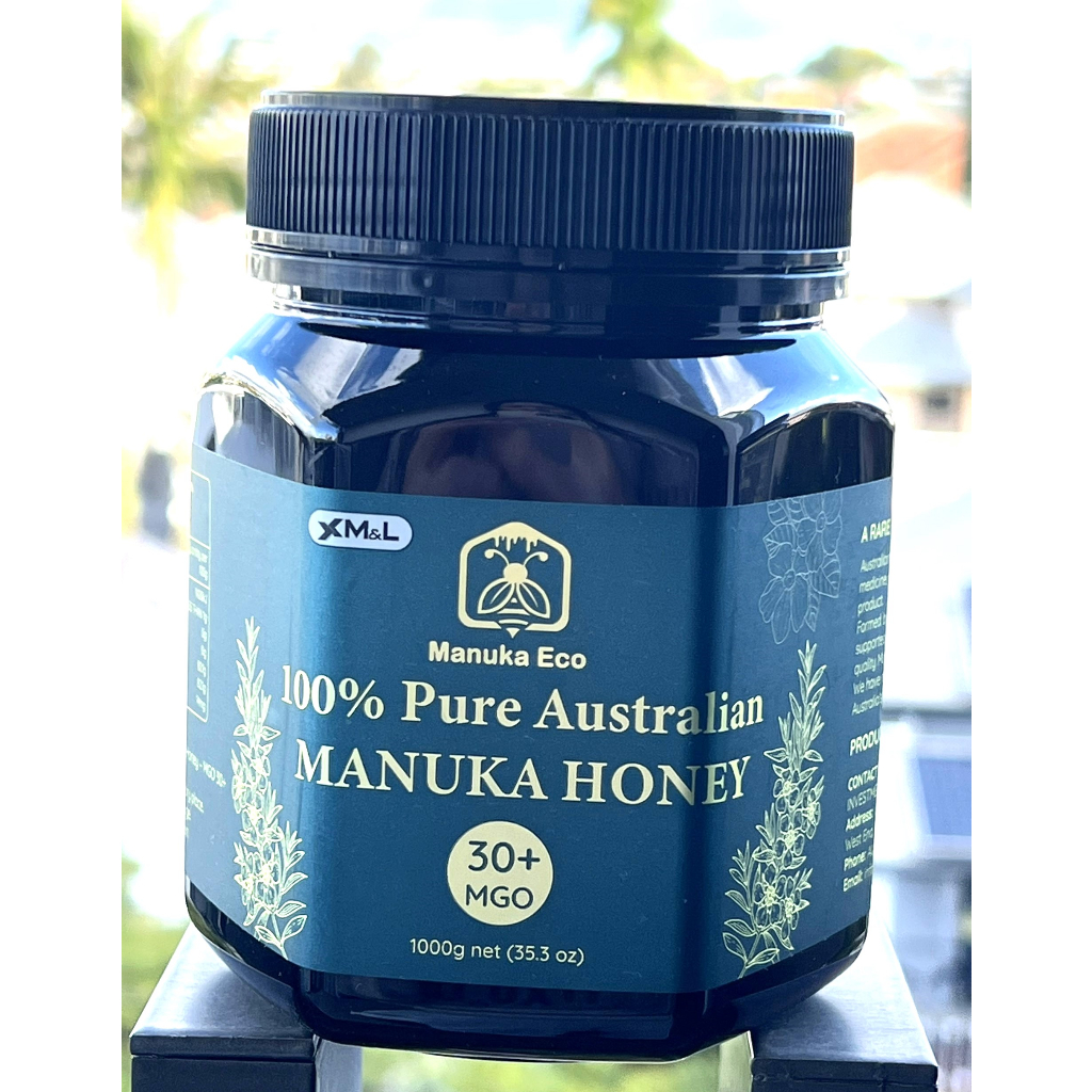 Mật Ong Manuka MGO 30+/ 1000gram - nguyên chất hoàn toàn tự nhiên, nhập khẩu chính hãng từ Úc