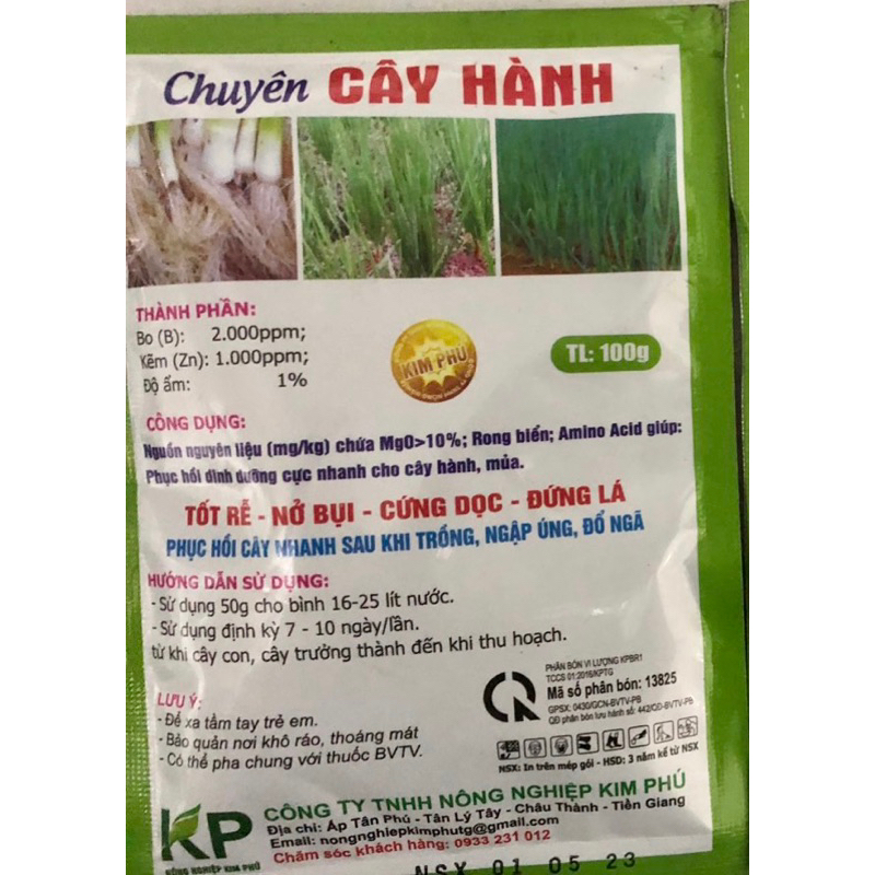 CHUYÊN CÂY HÀNH gói 100g| Tốt rễ nở bụi cứng dọc đứng lá