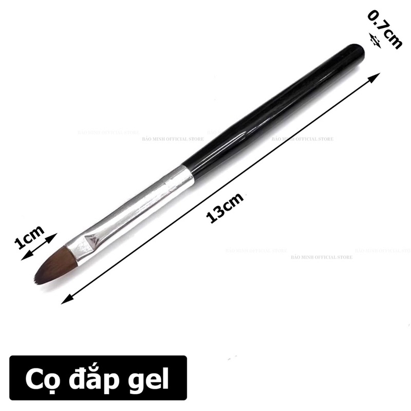 Cọ french đầu móng - Chùi khoé - Cọ đắp gel giá rẻ dùng cho làm móng nail - Cọ tạo phen móng tay nhanh