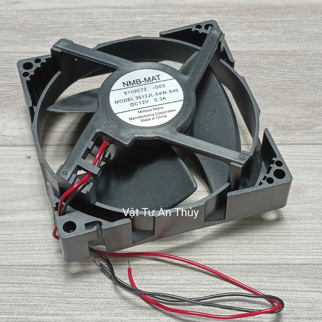Quạt tủ lạnh Samsung NIDEC 2 dây 12V 9cm x 9cm - Quạt tản nhiệt Samsung - Quạt thông gió Samsung
