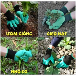 Găng tay làm vườn có móng