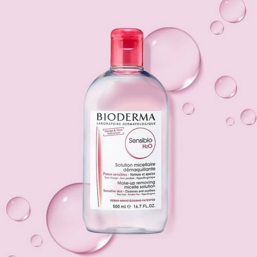 Nước tẩy trang Bioderma chính hãng cho da dầu mụn và da nhạy cảm 500ml dịu nhẹ