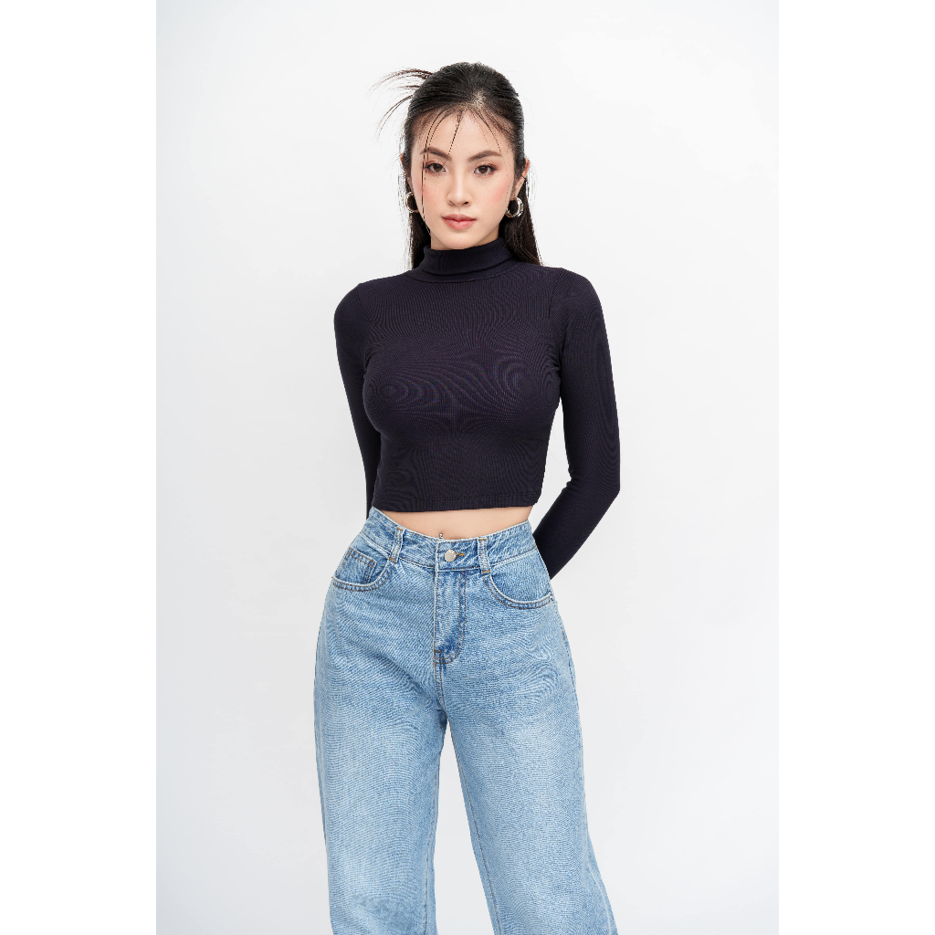 Quần Jean Ống Suông Nữ Lưng Cao Tiqi Jeans B2-1581