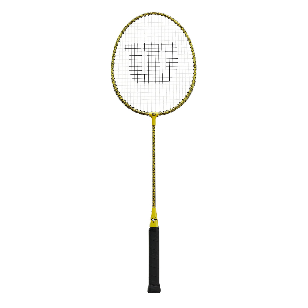 Bộ vợt cầu lông Wilson Unisex - Adult Minions Badminton, Black/Yellow, 2