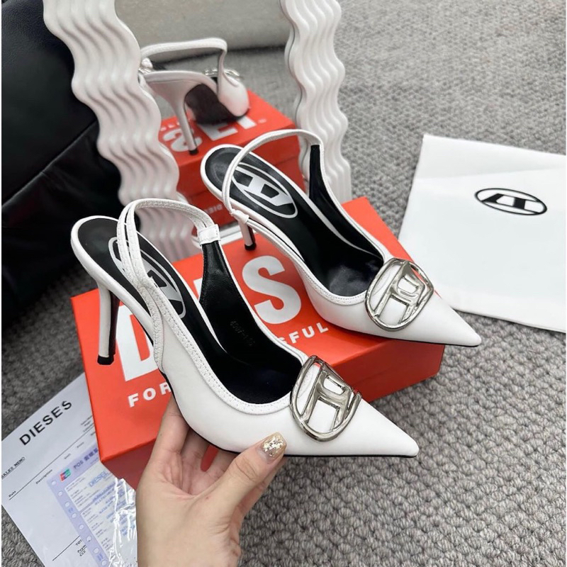 Giày cao gót chữ D hàng chuẩn cao cấp full hộp hãng