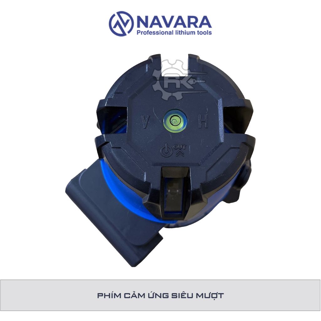 Máy cân bằng laser NAVARA 601 5 tia xanh bóng LED siêu sáng Có kèm chân