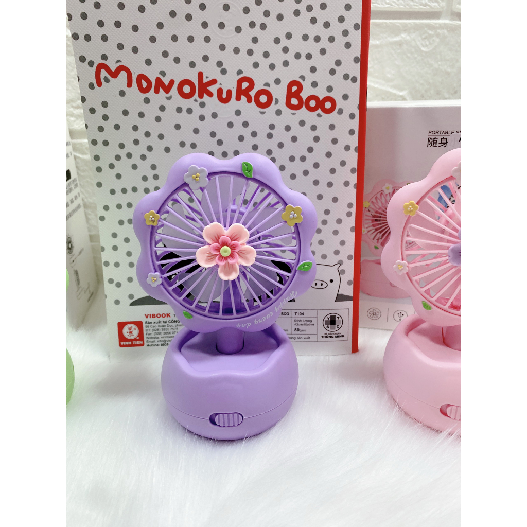 ✨ Quạt mini để bàn hình Hoa 🌺 Xinh Xắn - Giá 💰:  49k / Chiếc
