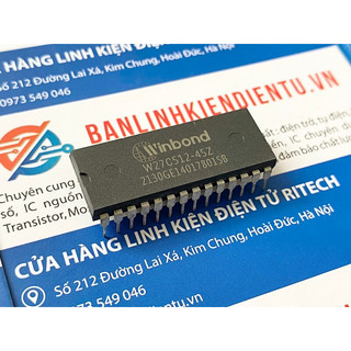 W27C512-45Z, W27C512-45 EEPROM IC WINBOND DIP-28