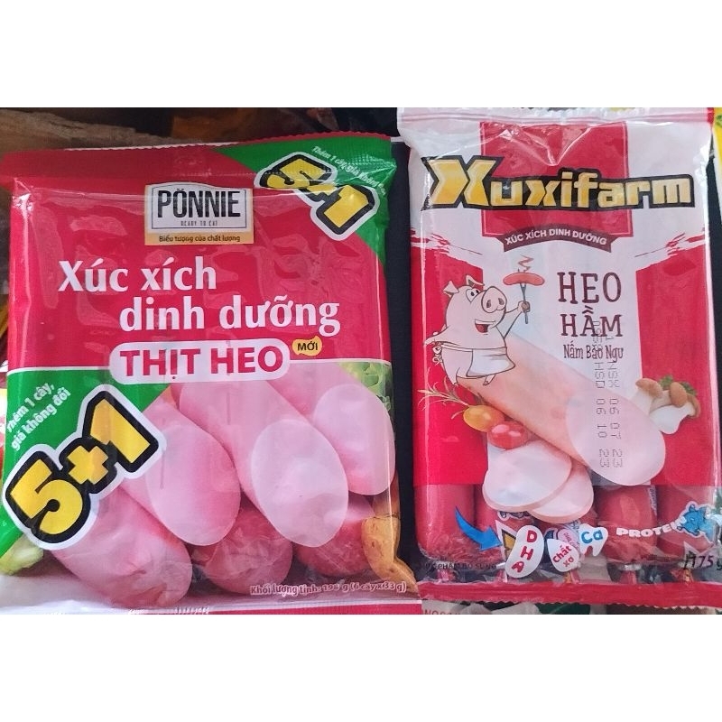 Xúc xích XUXIFARM 175gr - PONIE 5+1 198gr