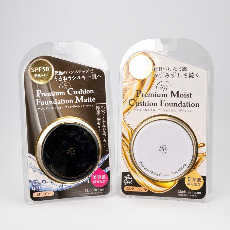 Phấn Nước Premium Cushion Foundation Moist/Matte Tiara Girl TG Nhật Bản