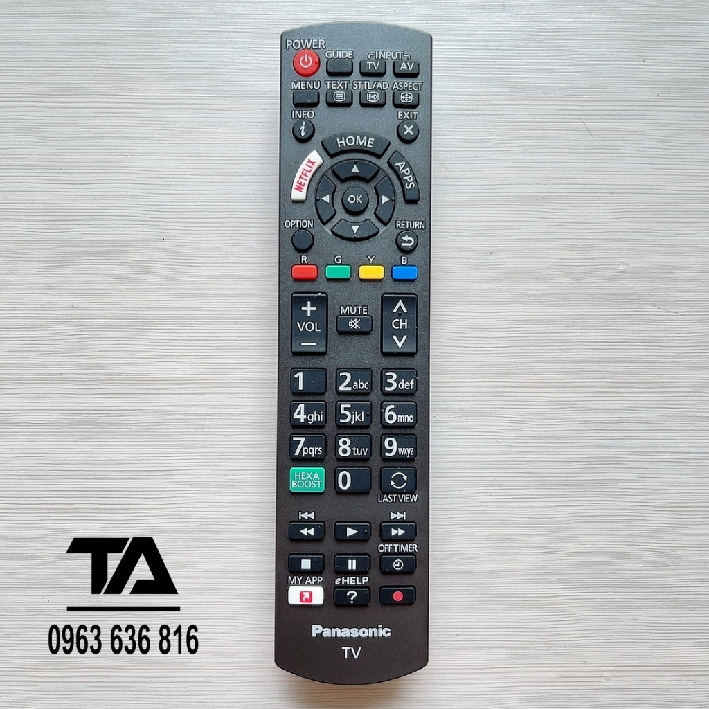 Điều khiển tivi Panasonic hàng mới nguyên tem