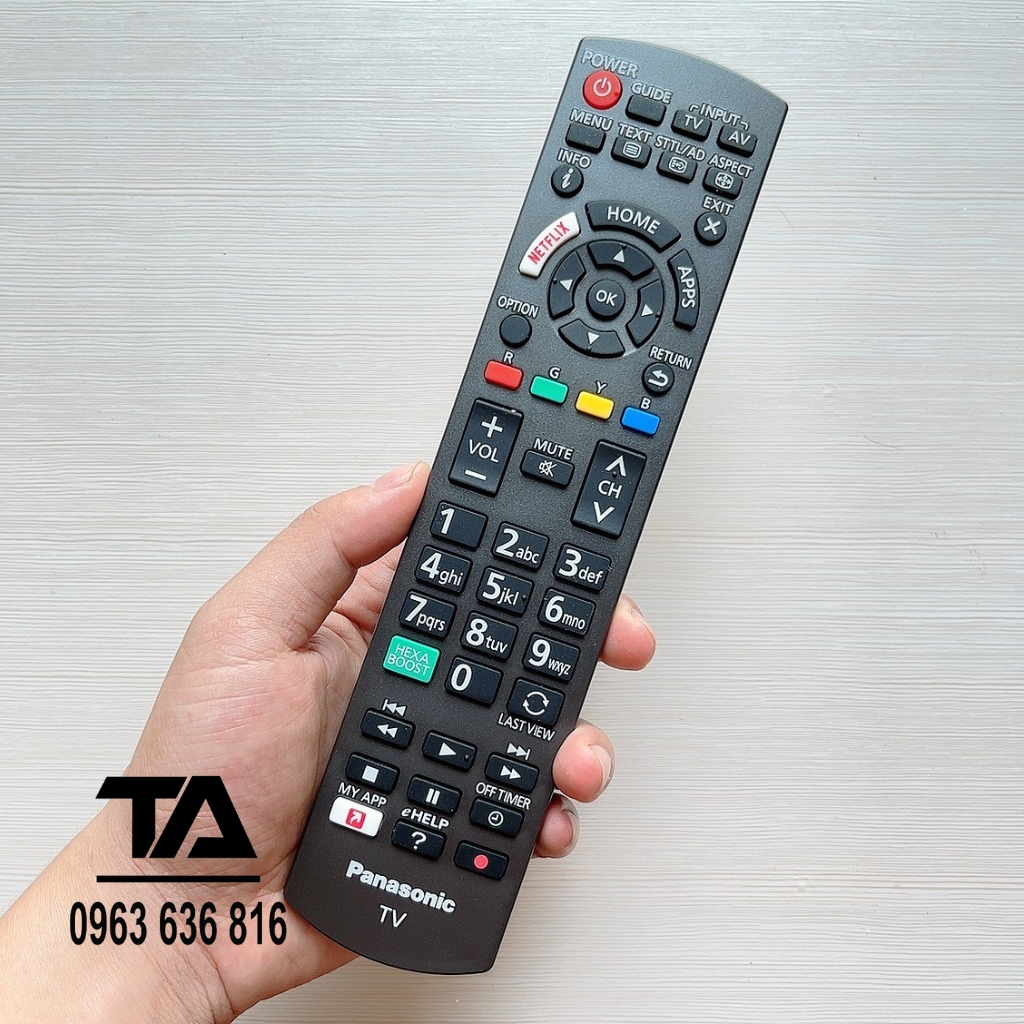 Điều khiển tivi Panasonic hàng mới nguyên tem