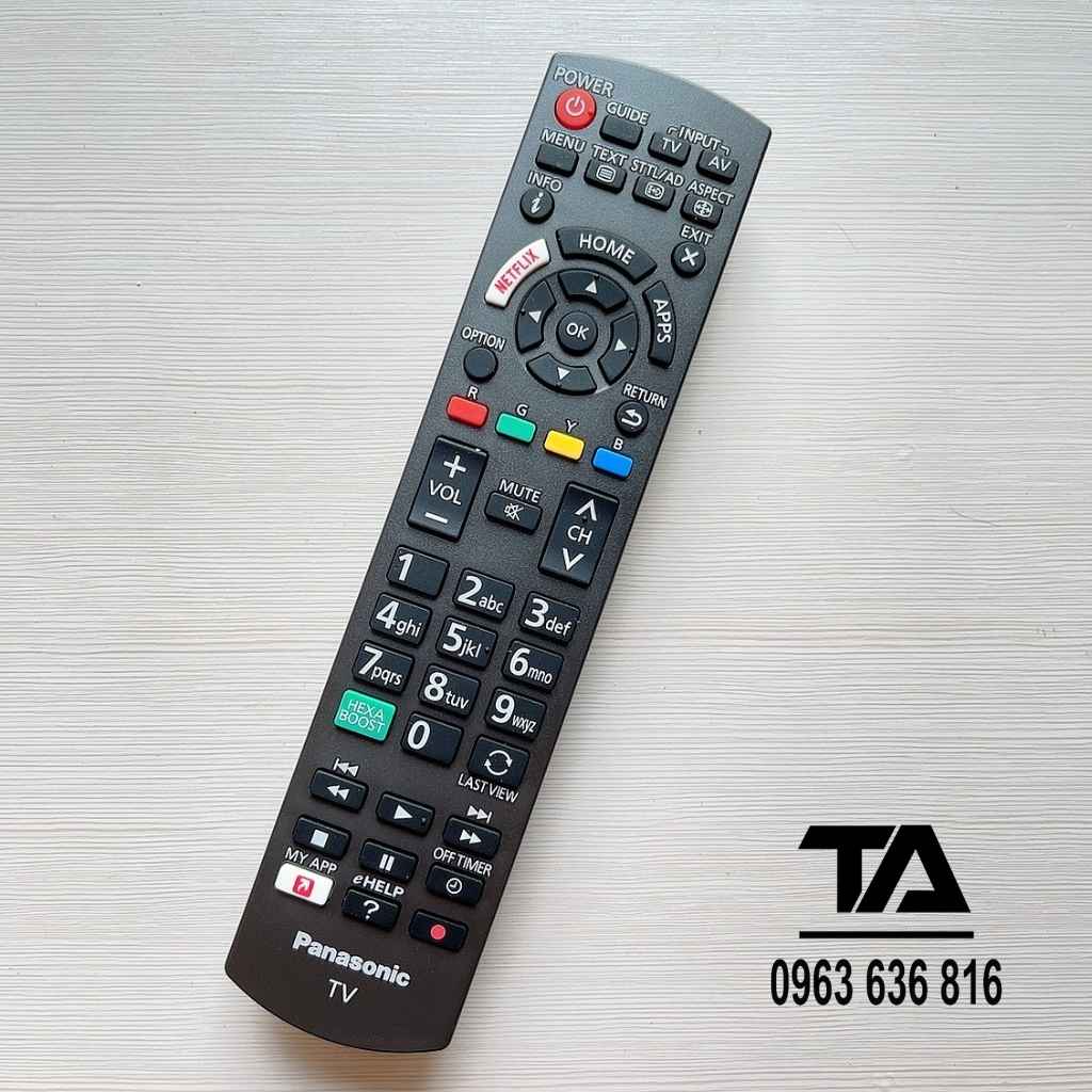 Điều khiển tivi Panasonic hàng mới nguyên tem