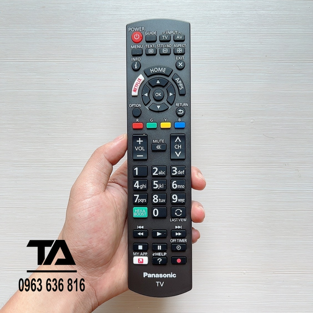 Điều khiển tivi Panasonic hàng mới nguyên tem