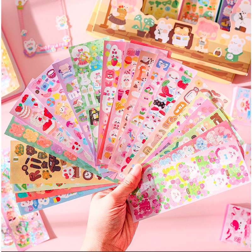 Tấm sticker nhiều hình ngẫu nhiên siêu cute 1 tấm-Happyfunny