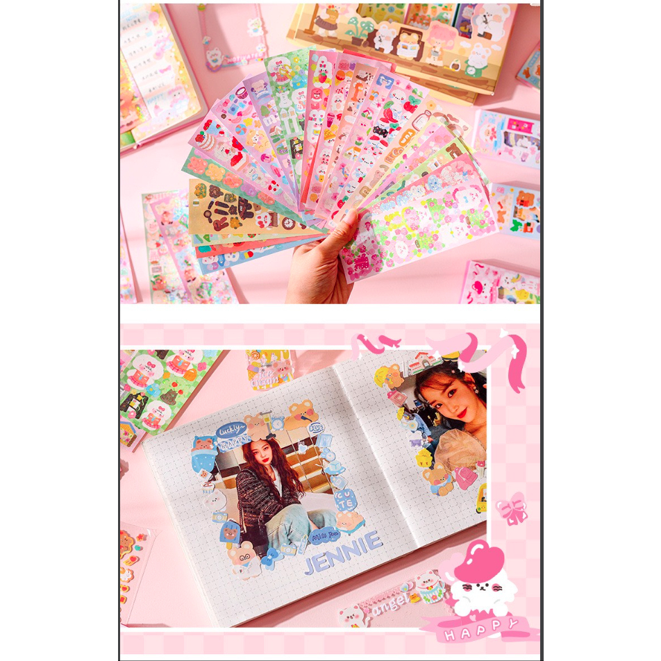 Tấm sticker nhiều hình ngẫu nhiên siêu cute 1 tấm-Happyfunny