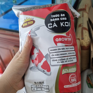 Cám cá Koi King Feed 42% đạm - tăng size, lên màu tốt