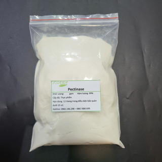 Pectinase cấp thực phẩm hàm lượn 99% gói 100g 500g