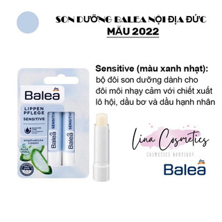 Set 2 thỏi son dưỡng môi balea sensitive