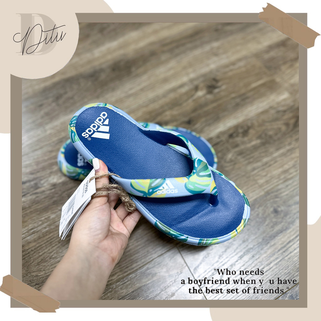 Dép Tông Adidas Xỏ Ngón, Dép Kẹp Adidas In 3D Nam Nữ Hàng Cao Cấp Phong Cách Thời Trang Đủ Màu Và Size