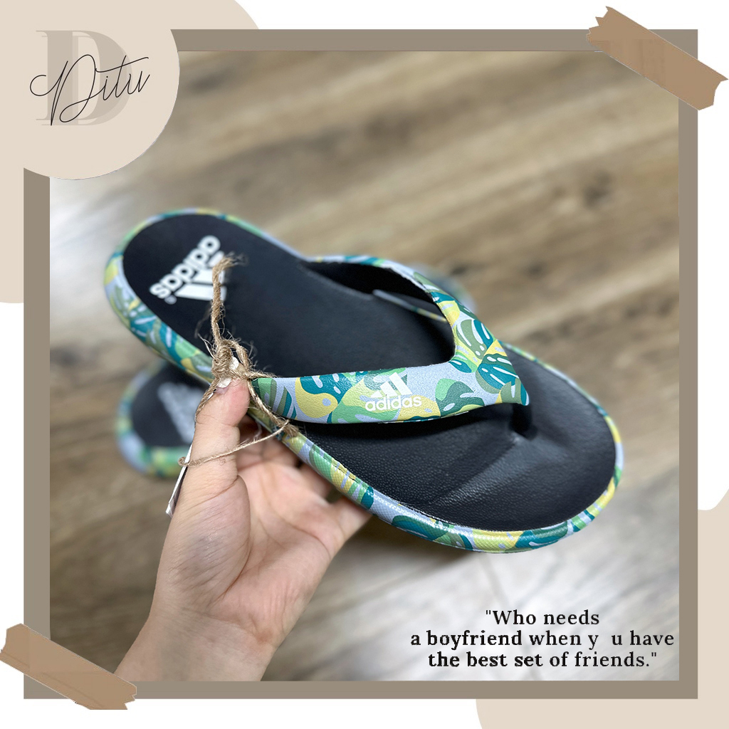 Dép Tông Adidas Xỏ Ngón, Dép Kẹp Adidas In 3D Nam Nữ Hàng Cao Cấp Phong Cách Thời Trang Đủ Màu Và Size