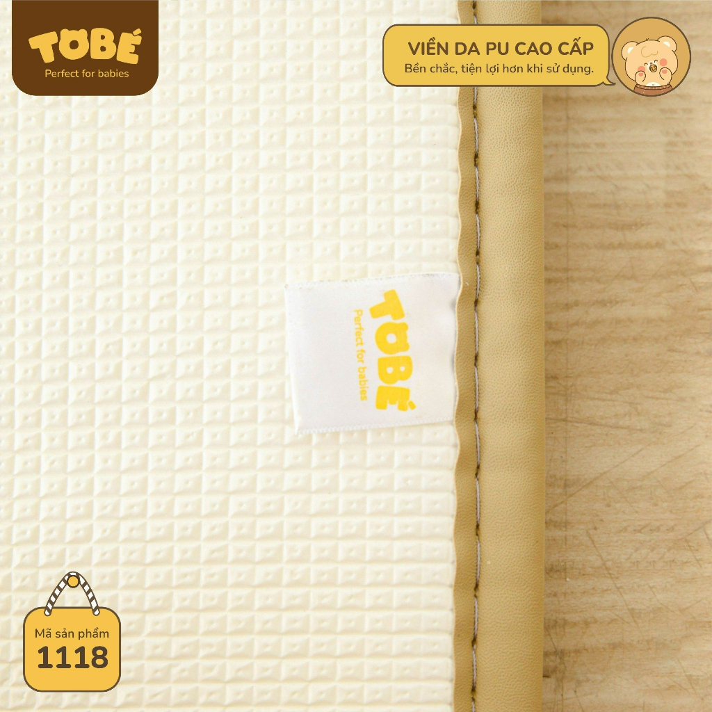 Thảm cuộn silicon chất liệu XPE phủ Silicone tinh khiết không mùi cho bé luankidsbaby