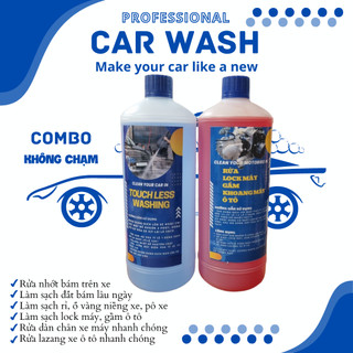 Combo dung dịch rửa xe không chạm
