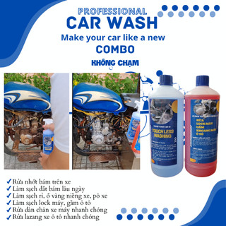 Combo dung dịch rửa xe không chạm