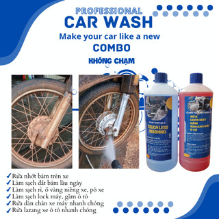 Combo dung dịch rửa xe không chạm