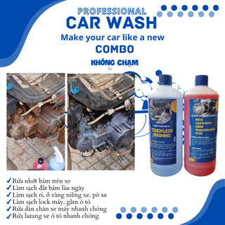 Combo dung dịch rửa xe không chạm