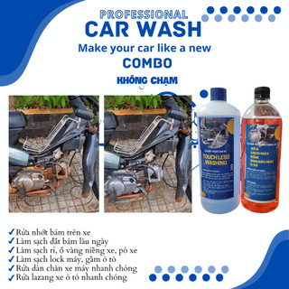 Combo dung dịch rửa xe không chạm