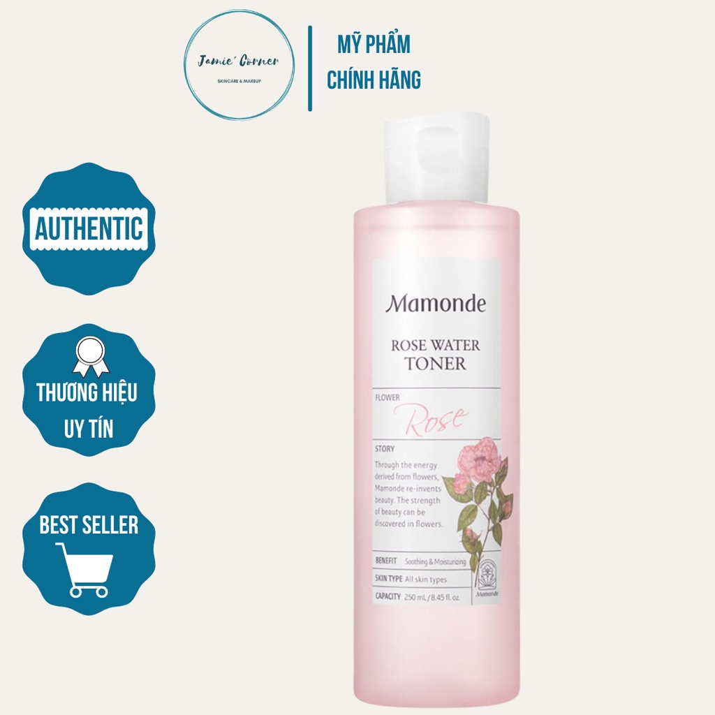 Toner Mamonde - Nước Hoa Hồng Cung Cấp Độ Âm Mamonde Rose Water Toner 250ml (cosmetic) | BigBuy360 - bigbuy360.vn
