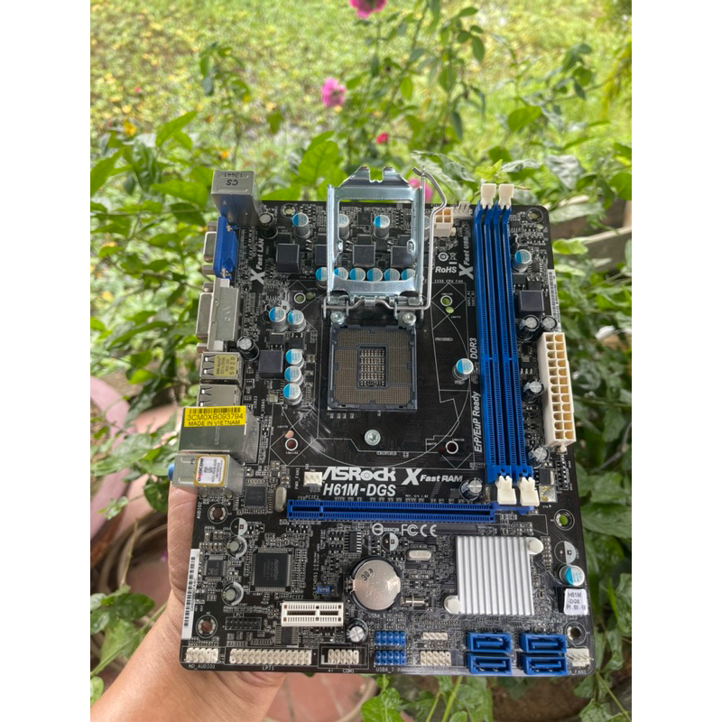 Mainboard - Bo mạch chủ Asrock h61 hàng tháo máy.