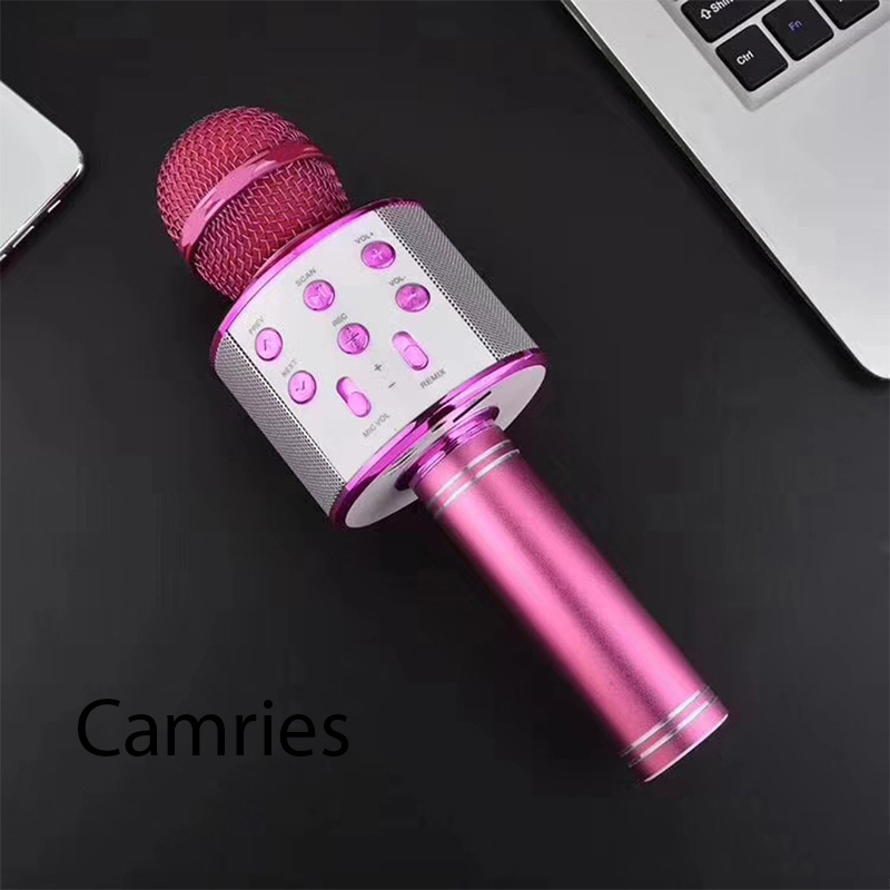 Micro Hát Karaoke Bluetooth Không Dây WS-858-camries;p98787