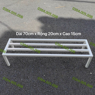 Kệ kê chậu cây, chậu hoa ngoài ban công, Giá để chậu cá, chậu trồng rau,... - Dài 70cm