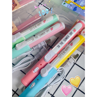  Máy uốn tóc tạo tóc xoăn  máy uốc tóc mini cầm tay dễ thương,nhỏ gọn 