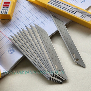 VỈ 10 LƯỠI dao 30 độ Deli 2015 9mm