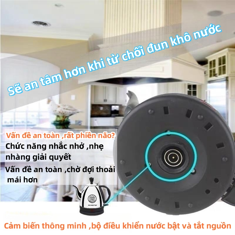 Ấm đun nước điện cho gia đình ,khách sạn ,tự động pha trà ấm 1.5L
