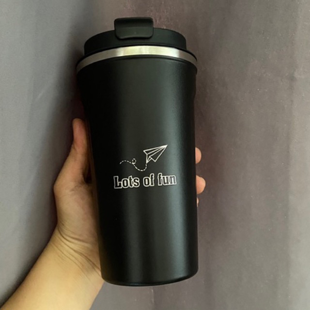 Ly giữ nhiệt 510ml inox 304 khắc tên - quà tặng văn phòng