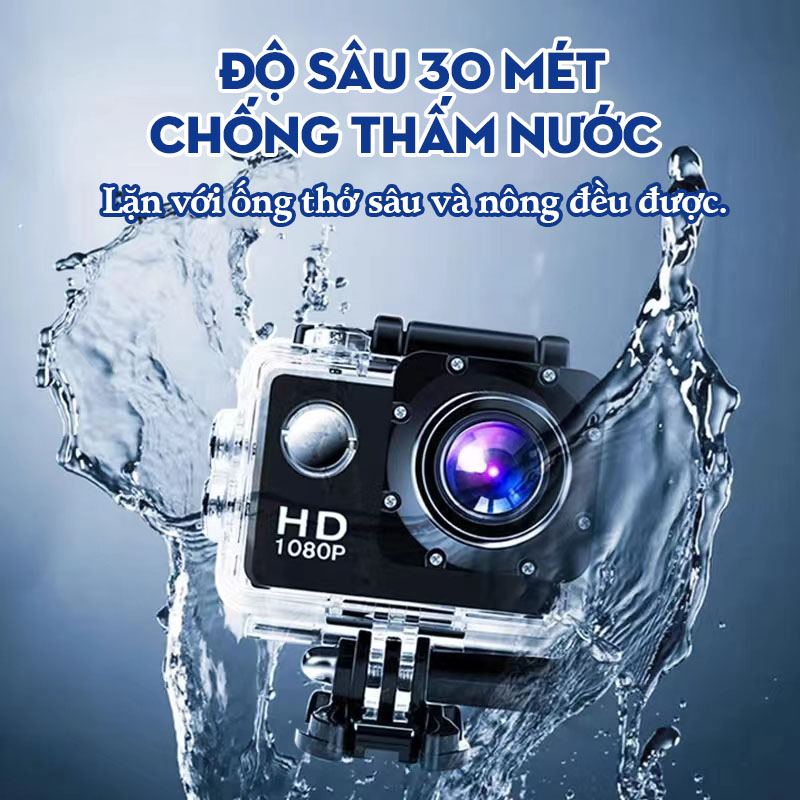 Camera thể thao 4K Máy ảnh thể thao chống thấm nước Camera chống rung Máy ảnh HD Máy ghi âm lái xe wifi