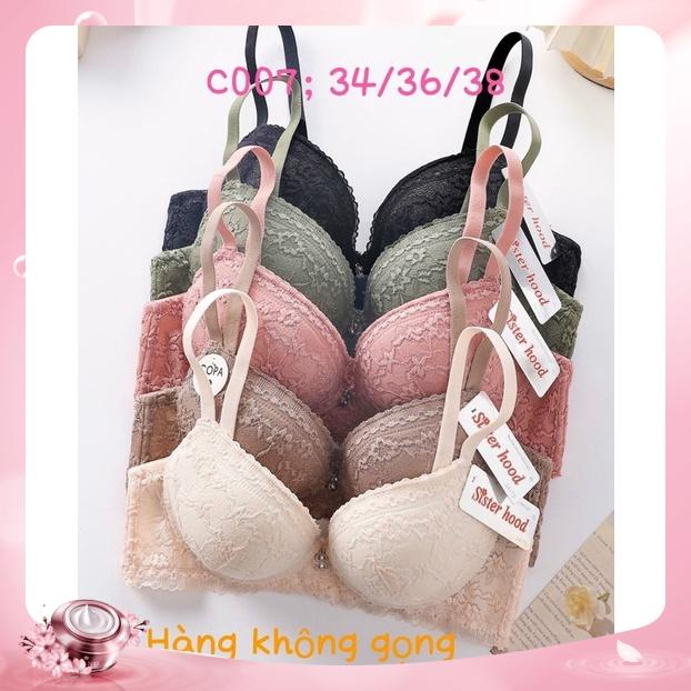 Áo Ngực Ren SISTERHOOH Đệm Dày 5cm Siêu Đẩy Ngực 9969