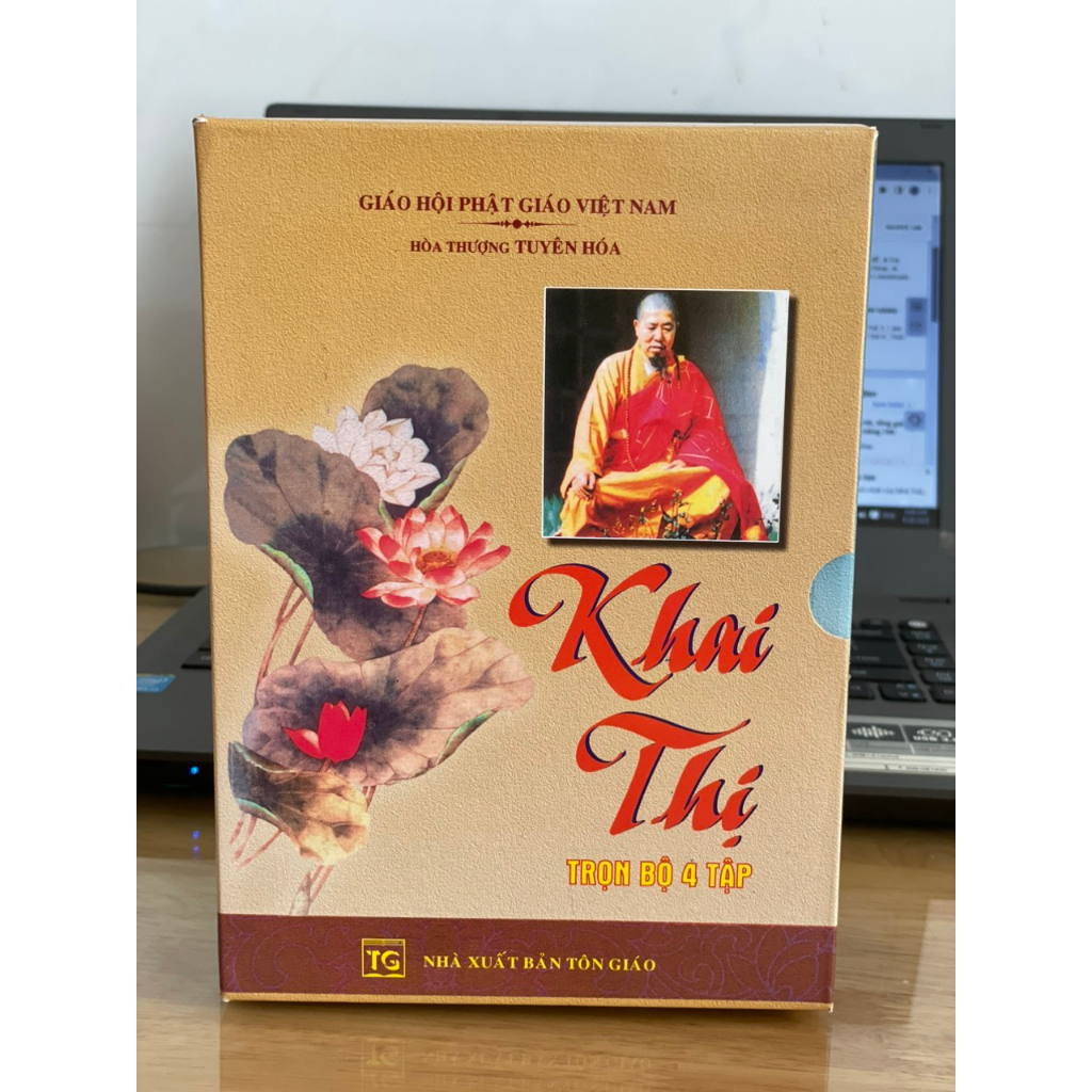 Sách - Khai Thị ( bộ 4 cuốn) ( bìa mềm, có hộp)