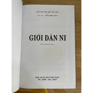 Sách - Giới Đàn Ni ( Bìa cứng)