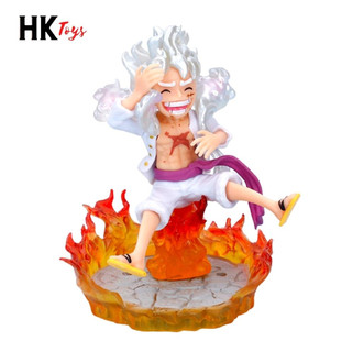 Mô Hình OnePiece Luffy nika gear 5 trạng thái ngồi cười siêu đẹp cao 10cm nặng 120g , Figure OnePiece - có vỏ hộp màu