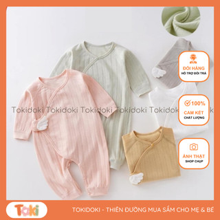 Đồ sơ sinh dài tay, vạt chéo, bodysuit cao cấp Tokidoki dành cho bé 0-1 tuổi