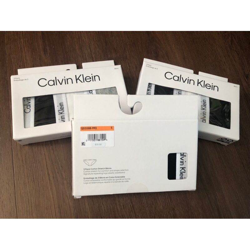 [Bill Us]Set 3 quần lót Calvin klein cotton S,M,L hàng mỹ