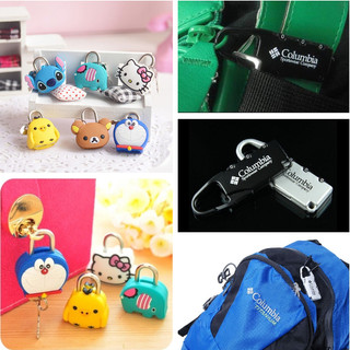 [5❤️][FREESHIP] Ổ KHÓA SỐ DU LỊCH COLUMBIA - KHÓA MINI HÌNH THÚ [HCM]