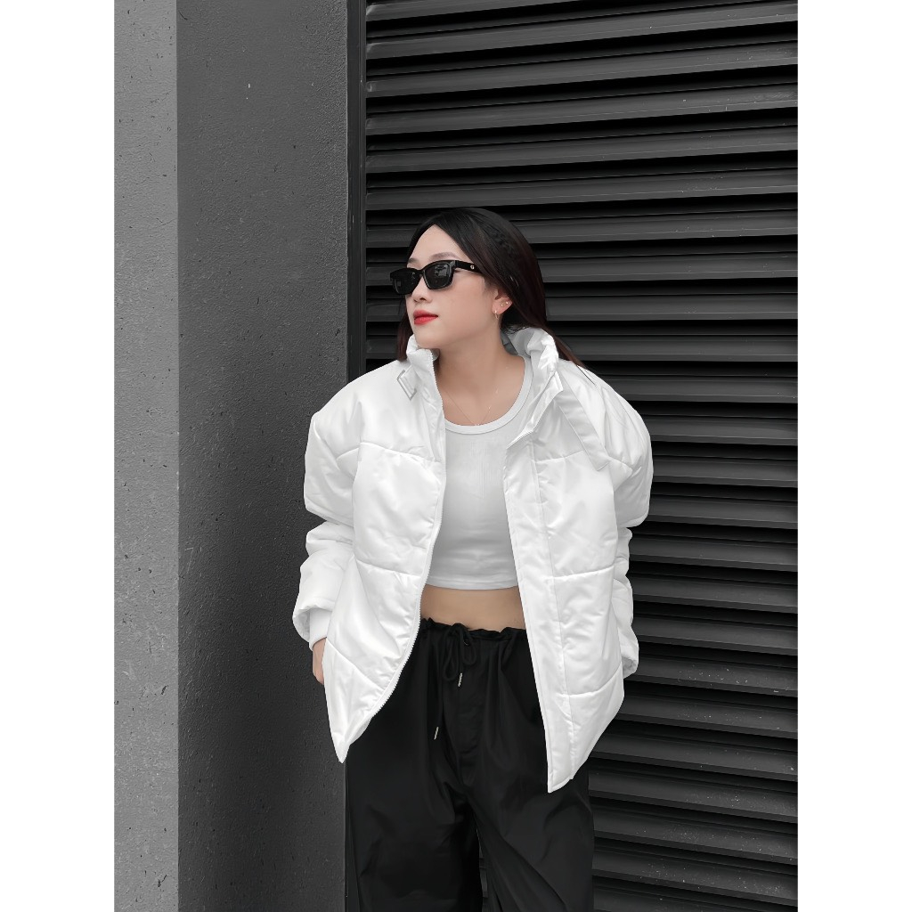 Áo khoác Phao Trơn Nam Nữ , Hàng Cao Cấp , Chuẩn Hàng QC Siêu Xịn Xò Dày Dặn , Tag Mác Đầy Đủ GEM STORE